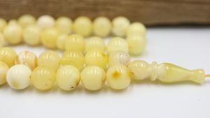 Perles de prière islamiques en résine faites à la main, élégante chapelet musulman, cadeau spirituel, accessoires religieux décoratifs, thème ange, forme hibou - Product Image 4