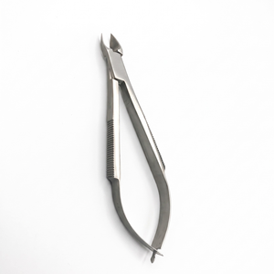 Cortacutículas Curvo de 14 cm con Acción de Resorte, Acero Inoxidable, Profesional, para Manicura, Pedicura y Uñas de Bebé - Product Image 1