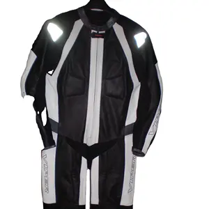 Motorcycle Motorbike Cow Leather Racing Suit CE Armoured