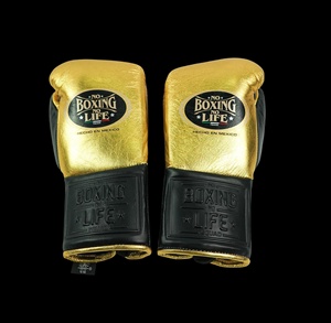 ถุงมือชกมวยหนังแท้สำหรับฝึกซ้อม คิกบ็อกซิ่ง MMA พร้อมสกรีนโลโก้ รับผลิตแบบ OEM ODM ขายส่ง - Product Image 5