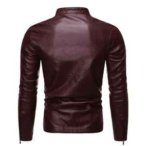 Customizable Men's Classic High Street Waterproof Trucker <b>Jacket</b> Genuine <b>Sheepskin</b> Shirt Collar Casual Leather <b>Jacket</b> - Product Image 3