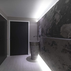 Revêtement mural flexible en pierre écologique de luxe Anutman, feuille de marbre rustique 100 % naturelle, imperméable et durable pour l'entrée d'un appartement - Product Image 1