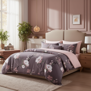 Edredón Romántico de Algodón Super King de 108x108 Pulgadas, Relleno de Poliéster Bordado, Suave y Cálido, para Hotel u Hogar - Product Image 3