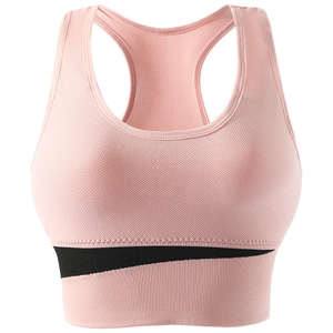 Soutien-gorge de sport léger à dos nageur avec design sans coutures, maintien extensible dans quatre directions et confort respirant pour le fitness quotidien et les activités sportives - Product Image 4