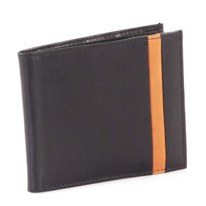 Cartera Corta Tradicional de Cuero Genuino para Hombre, Estilo Vintage, con Bolsillo para Monedas, Nueva, de Diseño, Moderna, de Lujo, con Protección RFID - Product Image 1