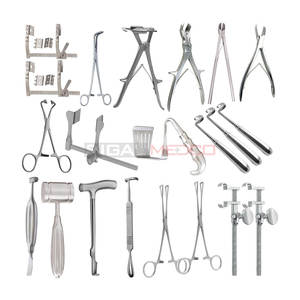 Ensembles d'instruments chirurgicaux cardiaques manuels en acier, outils chirurgicaux complets pour la chirurgie cardiaque, CABG, procédures cardiothoraciques - Product Image 2