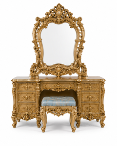Ensemble de meubles de chambre à coucher de luxe sur mesure, ensemble de meubles de chambre à coucher pour villa de luxe, lit sculpté à la main de qualité supérieure avec commode et armoire, USA - Product Image 3