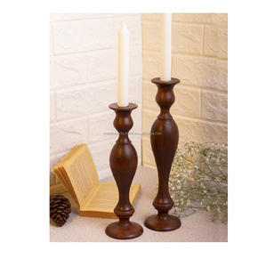 Support de bougie artisanal en fer rustique, décoration de maison de style farmhouse, centre de table, porte-bougie - Product Image 1