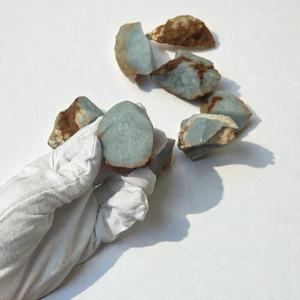 Pierres brutes d'angélite de haute qualité, cristal naturel en vrac |   Prix de gros Pierres précieuses énergétiques de guérison Reiki, Cadeau d'entreprise porte-bonheur - Product Image 3