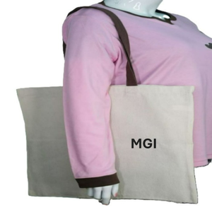 Sac fourre-tout en toile de coton écologique recyclable de haute qualité avec logo personnalisé, poignée supérieure, impression tendance, sac promotionnel - Product Image 4