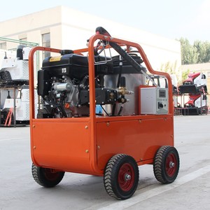 Hidrolavadora de Alta Calidad en Oferta, Nueva, Diésel, 13.5HP, PowerShot, 4000PSI, 4GPM, con Calentador de Agua - Product Image 2