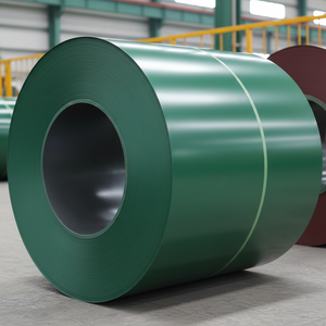 Bobine PPGL Premium YS550 0,5 mm x 1250 mm RAL6002 Vert pour toiture et bardage - Product Image 1