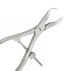 Screw <b>Removal</b> Forceps Curved Orthopedic Surgical Instrument Long <b>Pointed</b> Jaw Stainless Steel Bone Holding <b>Tool</b> - Product Image 3