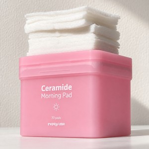 แผ่นโทนเนอร์ Reply Me Ceramide Morning Pad 70 แผ่น แผ่นโทนเนอร์เกาหลีสำหรับผิวหน้า/แผ่นกระชับรูขุมขน แผ่นโทนเนอร์ Snidin แผ่นโทนเนอร์ Quia - Product Image 4