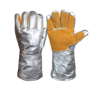 Gants de soudage en cuir résistants à la chaleur, en feuille d'aluminium, résistants aux hautes températures, en Para Aramid, pour la lutte contre les incendies industriels - Product Image 5