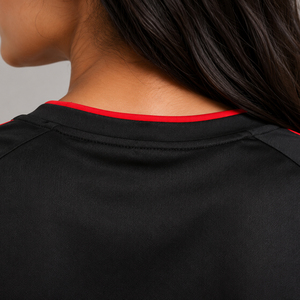 Fabricante Mayorista de Camisetas de Fútbol Femeninas, Camiseta de Fútbol Femenina con Impresión Personalizada, Camiseta de Fútbol Femenina con Cuello Redondo - Product Image 4