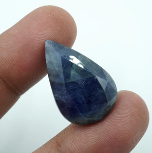 HAYAAT GEMS - Piedra Preciosa de Zafiro Azul Natural en Forma de Pera de 51,25 ct, Piedra Suelta Facetada (29x17,5x14 mm) para la Elaboración de Joyas - Product Image 3