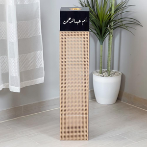 Quemador de Incienso Alto de Madera con Diseño de Ramas Intrincadas, Elegante Artesanía en Tonos Marrón y Blanco para una Decoración Lujosa - Product Image 2