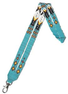 Bolso de hombro con correa de cuentas de colores blanco y rojo ROLL TIDE, diseño de cuentas elegante y hermoso, hecho a mano y personalizable. - Product Image 4