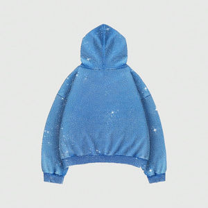 Nuevas Sudaderas con Capucha de Forro Polar para Hombre, Moda de Invierno, Personalizadas, Básicas, Mezcla de Algodón y Poliéster, Precio al por Mayor, con Detalle de Diamantes de Imitación, Calidad Superior - Product Image 5