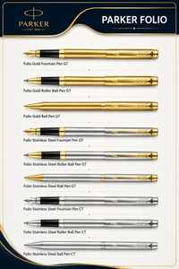 Custom Logo Parker Folio Metal Promotional <b>Pen</b> Laser Engraved Ballpoint Fountain Rollerball Writing Gift Business Durable Long - Product Image 6