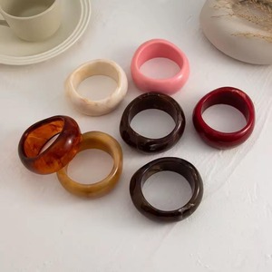 Classic <b>Clear</b> <b>Resin</b> Finger Rings Handmade High Quality for Men and Women Party Gift By Perfect Enterprises - Product Image 1