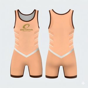 Singlets de Lucha Unisex sin Mangas, Spandex/Poliéster, Nueva Llegada, Impresión Frontal Personalizada, Ligeros, Elásticos y Duraderos - Product Image 4