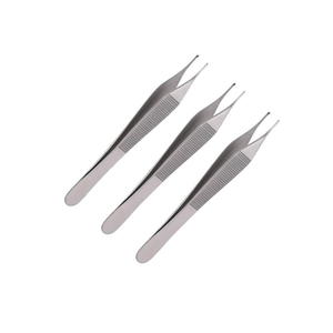 สินค้ามาใหม่ 3 ชิ้น อุปกรณ์ผ่าตัดแบบแมนนวล คีมจับเนื้อเยื่อ Adson ขนาด 1x2 นิ้ว และคีมหยักขนาด 4.75 นิ้ว สำหรับศัลยกรรมตกแต่ง พร้อมการรับประกัน 2 ปี - Product Image 5