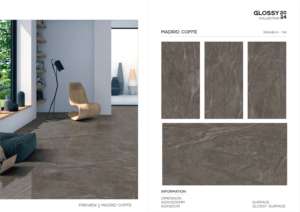 Carreaux de porcelaine polie et émaillée pour l'intérieur, grand format 24x48, pour revêtements de sol professionnels, résidentiels et commerciaux - Product Image 3