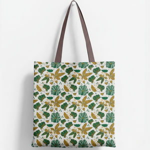 Bolsa de Mano de Lona de Algodón Elegante, Grande, Resistente y Ligera, Reutilizable, para Compras y Uso Diario - Product Image 3