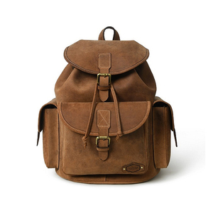 Direct Factory Price Genuine <b>Leather</b> <b>Backpack</b> Vintage Style Fashion Bag for Daily Use - Product Image 1