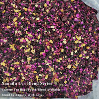 Mélange de cerises et de roses |   Thé Royal Fruité Ananas, Raisins, Pêche, Myrtille – Infusion Chaude/Froide pour Salons de Thé |   Sachets de thé OEM/Emballage
