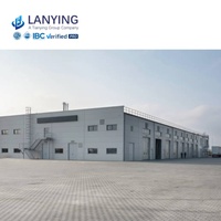 Plans de construction commerciaux en acier préfabriqués à faible coût Hangar du fabricant pour usage commercial Maisons préfabriquées