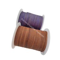 Cordon en cuir vintage de haute qualité, 100% cuir véritable, tailles personnalisées, pour la fabrication de bijoux, le tressage, la dentelle, l'artisanat, RELIANCE LEATHER, 100 mètres