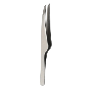 Pinzas de Cejas de Acero Inoxidable Reutilizables de Alta Calidad Hechas a Medida con Punta Inclinada para Dar Forma - Product Image 4