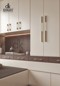 DIKAY Contemporary Brass Cabinet <b>Pull</b> Handles <b>Bar</b> Shape Durable Kitchen Hardware Modern Design - Product Image 2