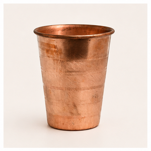 Pure <b>Copper</b> Glass Handcrafted Water Tumbler for Ayurvedic Health Benefits <b>Copper</b> Drinking <b>Cup</b> for Home Decor - Product Image 5