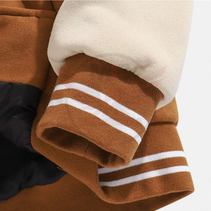 Veste d'hiver HBCU pour homme, prix bas, meilleure qualité, col montant, 100% coton, polaire, séchage rapide, écologique, décontractée, pour usage extérieur - Product Image 4