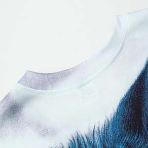 Camiseta de Alta Calidad con Impresión Personalizada, Diseño 3D de Lobo, Sublimación, Camiseta Personalizada para Hombre, Diseño Gráfico con Tu Propio Logotipo - Product Image 2