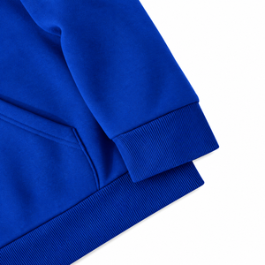 Sudadera con Capucha para Hombre, Color Azul Rey, Corte Holgado, Estilo Informal, Tejido de Punto, Diseño con Bolsillos, para Otoño - Product Image 3