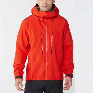 Veste coupe-vent imperméable pour le vélo en plein air, vente en gros, veste softshell à capuche zippée pour homme - Product Image 4