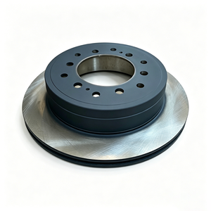 จานเบรกหลังพรีเมียม 42431-60201 จานเบรกเคลือบ Geomet สำหรับ Toyota Land Cruiser 100 Series UZJ100 HDJ100 Lexus LX470 - Product Image 1