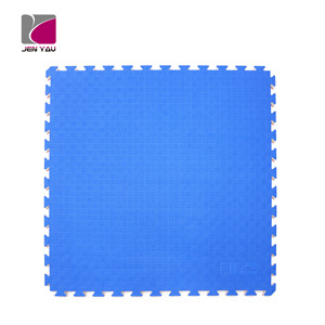 Martial Arts Foam Mat 100x100cm 20mm Grid Pattern <b>EVA</b> 40-50D for MMA BJJ Wrestling Gym - Product Image 3