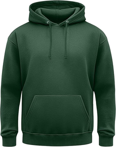 Sudadera Deportiva Unisex de Color Morado Sólido, Manga Larga, Casual, con Cordón Ajustable, Tejido Grueso, Poliéster/Algodón, Corte Regular, para Otoño - Product Image 4