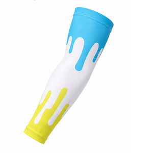Mangas de compresión deportivas personalizadas para fitness, entrenamiento, correr, ciclismo, baloncesto, absorción de humedad, elásticas. - Product Image 4