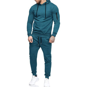 Conjunto Deportivo de Invierno para Hombre 2026, Sudadera con Capucha y Pantalones Deportivos, 2 Piezas, Transpirable, 100% Felpa, Unisex - Product Image 3