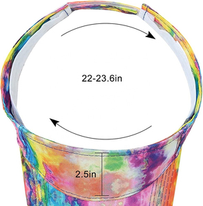 Casquette de tennis en coton brodée personnalisée avec protection UV, réglable, décontractée, pour les sports de plein air et les activités de plage - Product Image 5