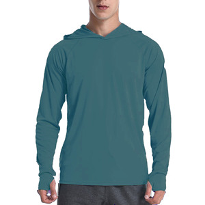 Casual Wear Hiking Fishing Pullover <b>Top</b> Solid Color Men's Dark Grey Long Length Comfortable Anti Wrinkle - Product Image 2