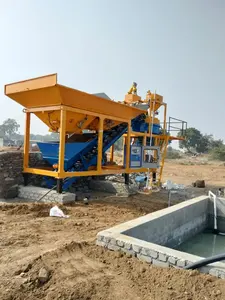Planta de Concreto Premezclado Fabricada en India con Motor de Bajo Consumo y Caja de Engranajes de Mezcla - Product Image 4