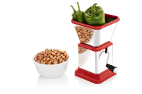 SEALION World Trade Premium RVS Handmatige Chili Snijder Groente Droogfruit Snijder Glansrijke PP Handgreep Multi Size Tool